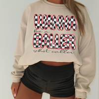 Wanna be a Baller Red Embroidery Sequin Checkered Digital Design, PNG