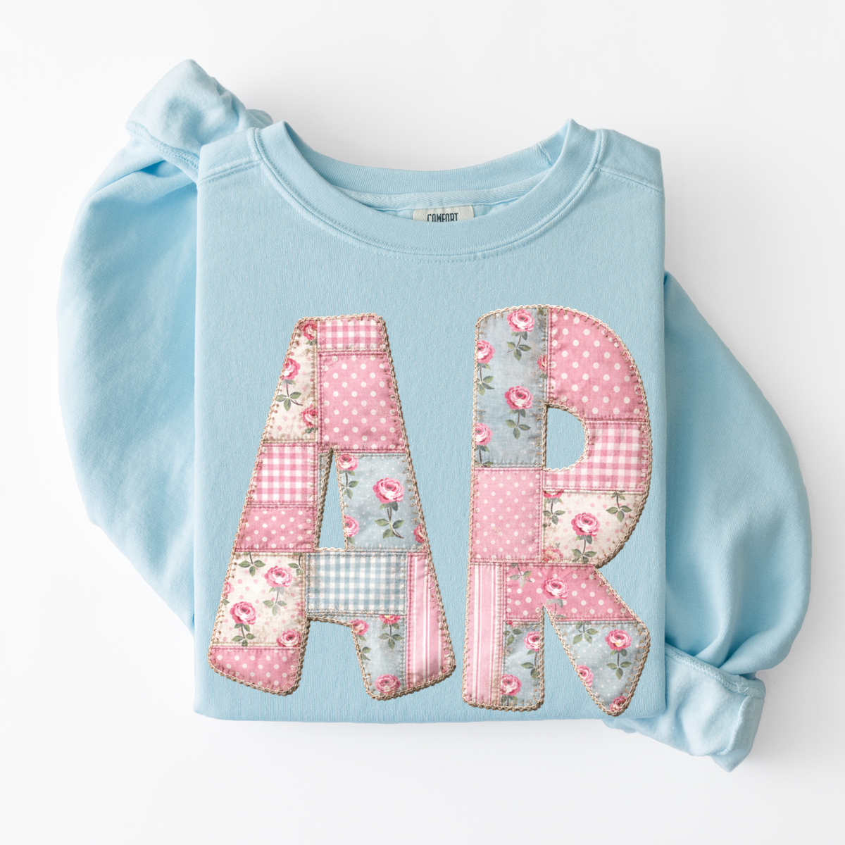 AR Quilted Dainty Floral Digital Design, PNG