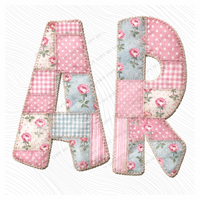 AR Quilted Dainty Floral Digital Design, PNG