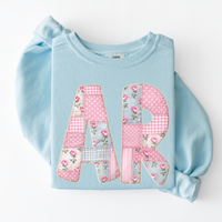 AR Arkansas Quilted Dainty Floral Digital Design, PNG