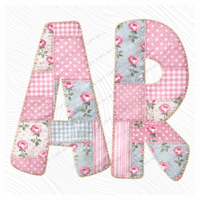 AR Arkansas Quilted Dainty Floral Digital Design, PNG