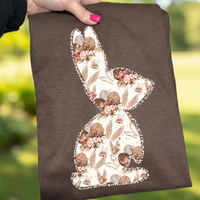 Easter Bunny Leopard & Egg Doodle Digital Design, PNG