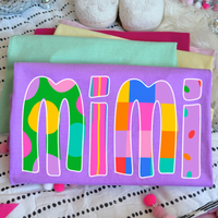 Mimi Color Pop Doodle Digital Design, PNG