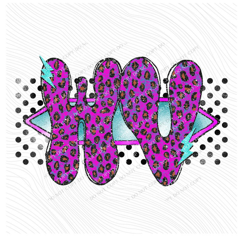 West Virginia Vintage Mermaid Cracked Marbled Leopard with Black Glitter and Foil in Bright Purple, Pinks & Turquoise Digital Design, PNG