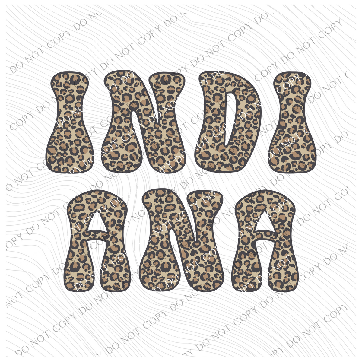 Indiana Leopard Digital Design, PNG