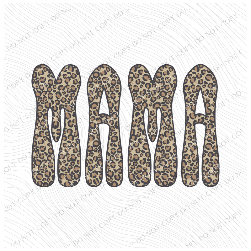 Mama Leopard Digital Design, PNG