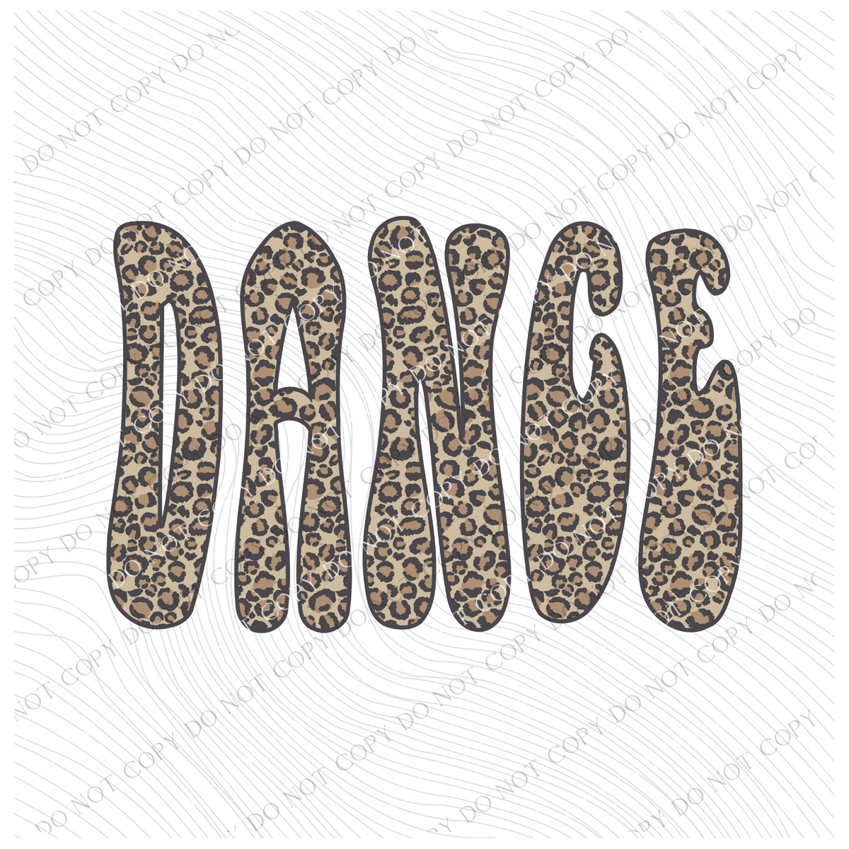 Dance Leopard Digital Design, PNG