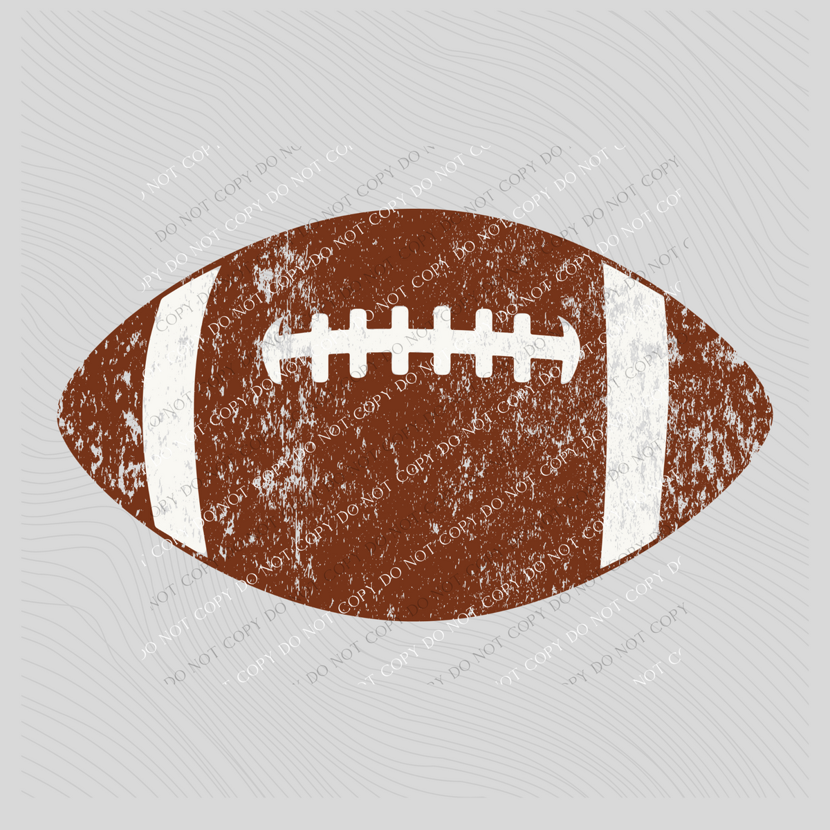 Football Varsity Distressed Bundle Word & Ball Included in White Digital Design, PNG