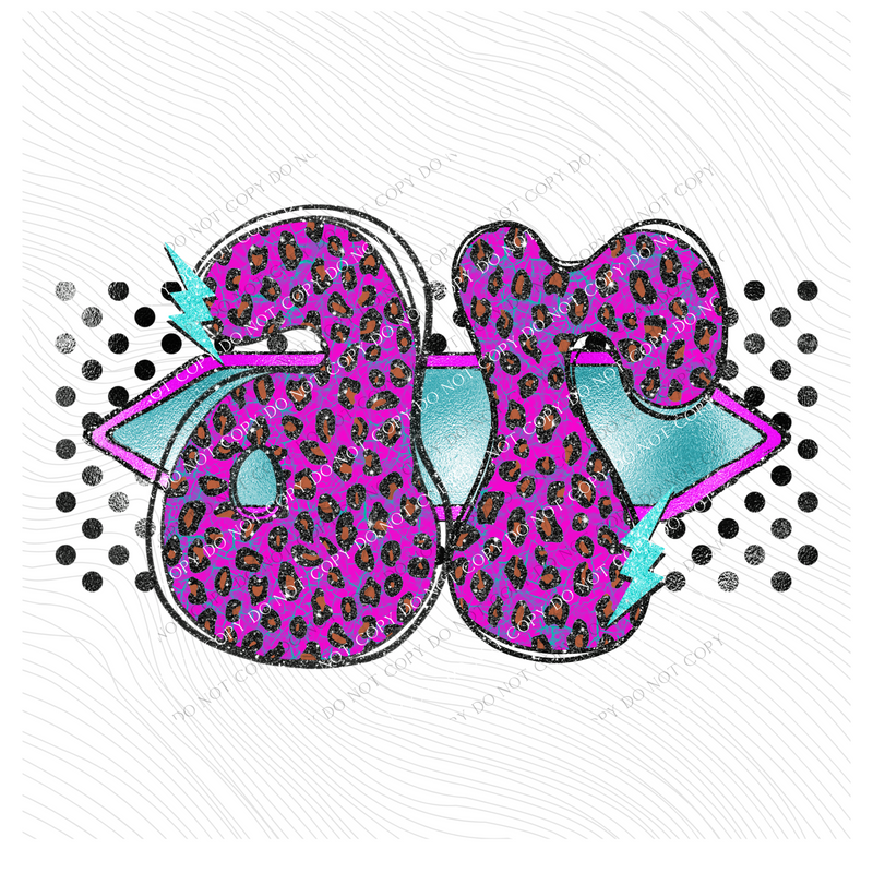 Arkansas Vintage Mermaid Cracked Marbled Leopard with Black Glitter and Foil in Bright Purple, Pinks & Turquoise Digital Design, PNG