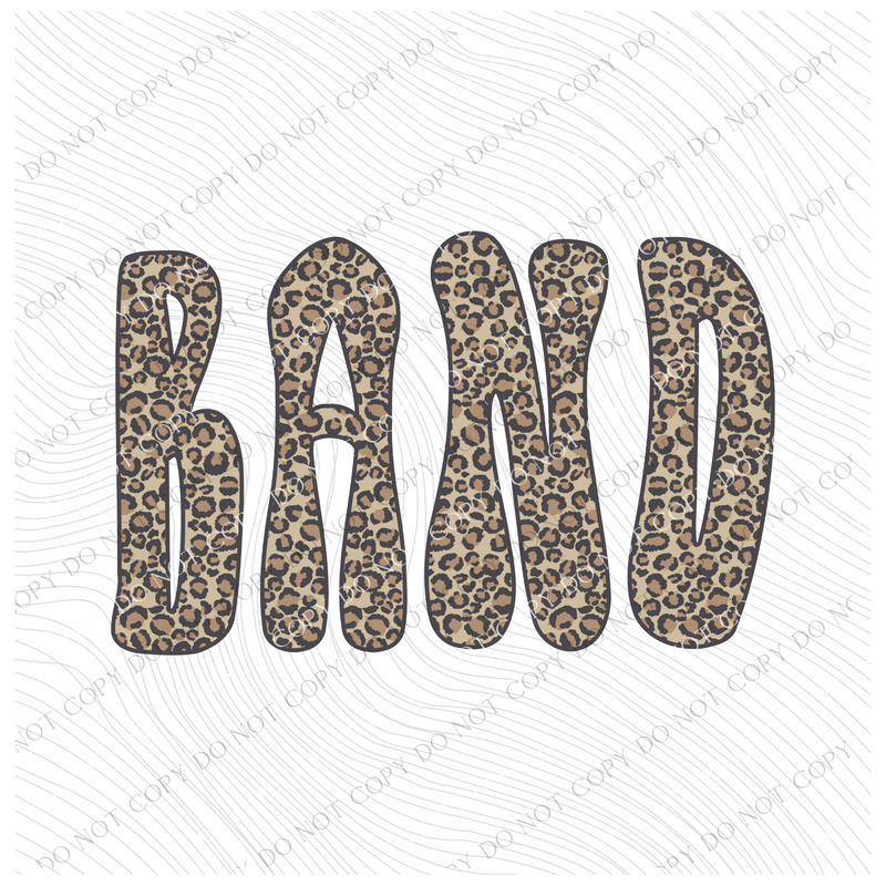 Band Leopard Digital Design, PNG