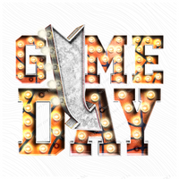 Game Day Basketball Theme Marquee Design PNG, Digital Download