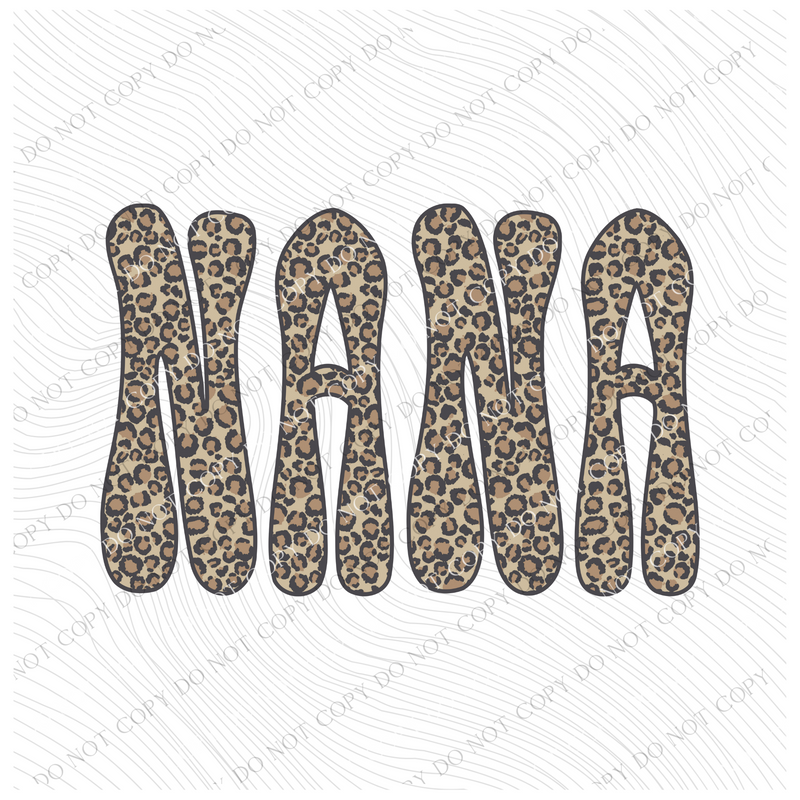 Nana Leopard Digital Design, PNG