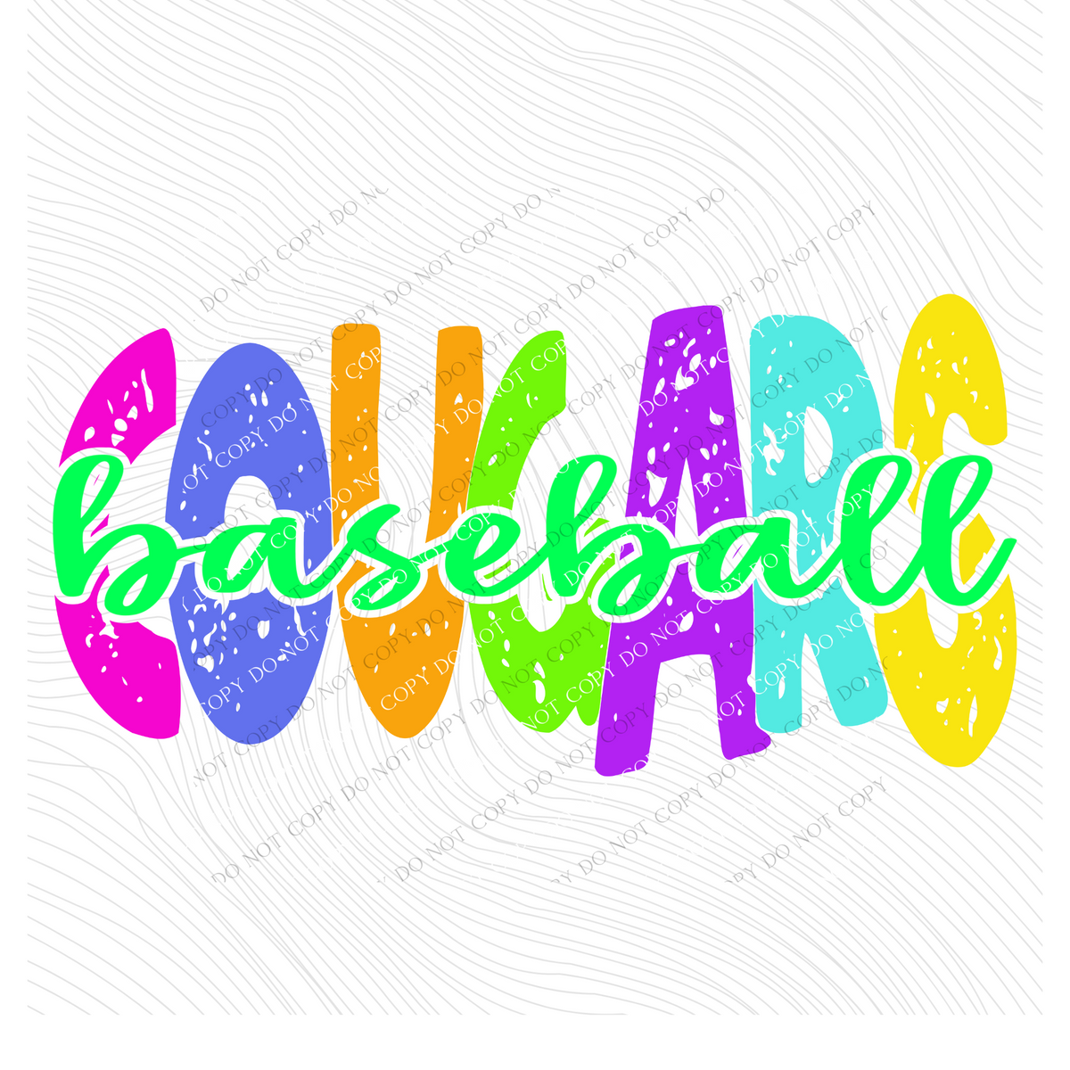 Cougars Distressed Blank, Cutout Softball, Baseball & Volleyball in Neons all Included Digital Design, PNG