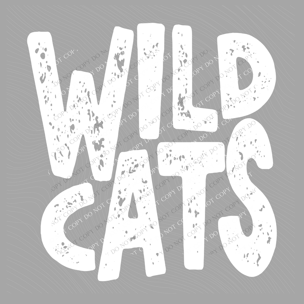 Wildcats Distressed Digital Design, PNG