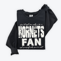 Hornets | Don’t ask me why i’m a Fan Digital Design  in both Off-White & Black, PNG