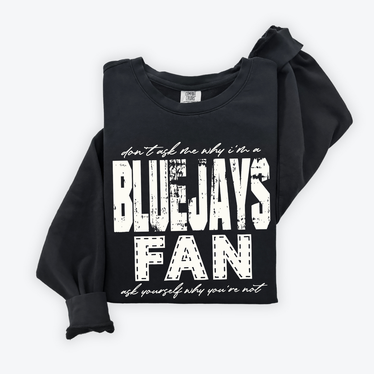 Bluejays | Don’t ask me why i’m a Fan Digital Design in both Off-White & Black, PNG