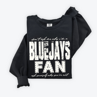 Bluejays | Don’t ask me why i’m a Fan Digital Design in both Off-White & Black, PNG