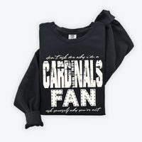 Cardinals | Don’t ask me why i’m a Fan Digital Design in both Off-White & Black, PNG