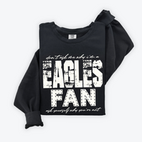 Eagles | Don’t ask me why i’m a Fan Digital Design in both Off-White & Black, PNG