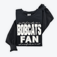 Bobcats | Don’t ask me why i’m a Fan Digital Design in both Off-White & Black, PNG