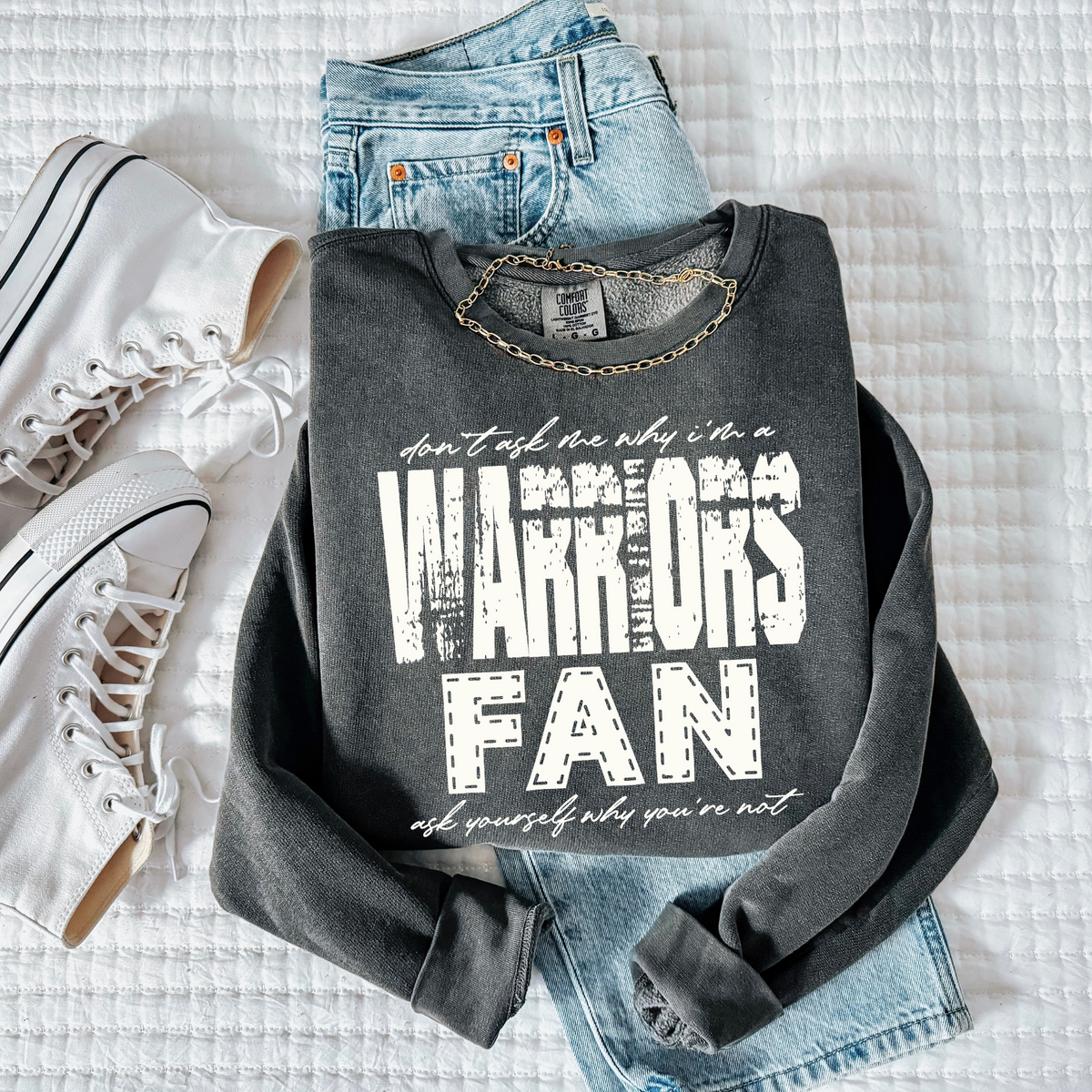 Warriors | Don’t ask me why i’m a Fan Digital Design in both Off-White & Black, PNG