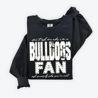 Bulldogs | Don’t ask me why i’m a Fan Digital Design in both Off-White & Black, PNG