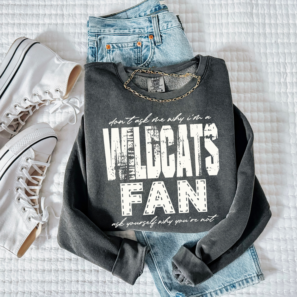 Wildcats | Don’t ask me why i’m a Fan Digital Design in both Off-White & Black, PNG
