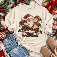 Santa’s Little Elves Digital Design, PNG