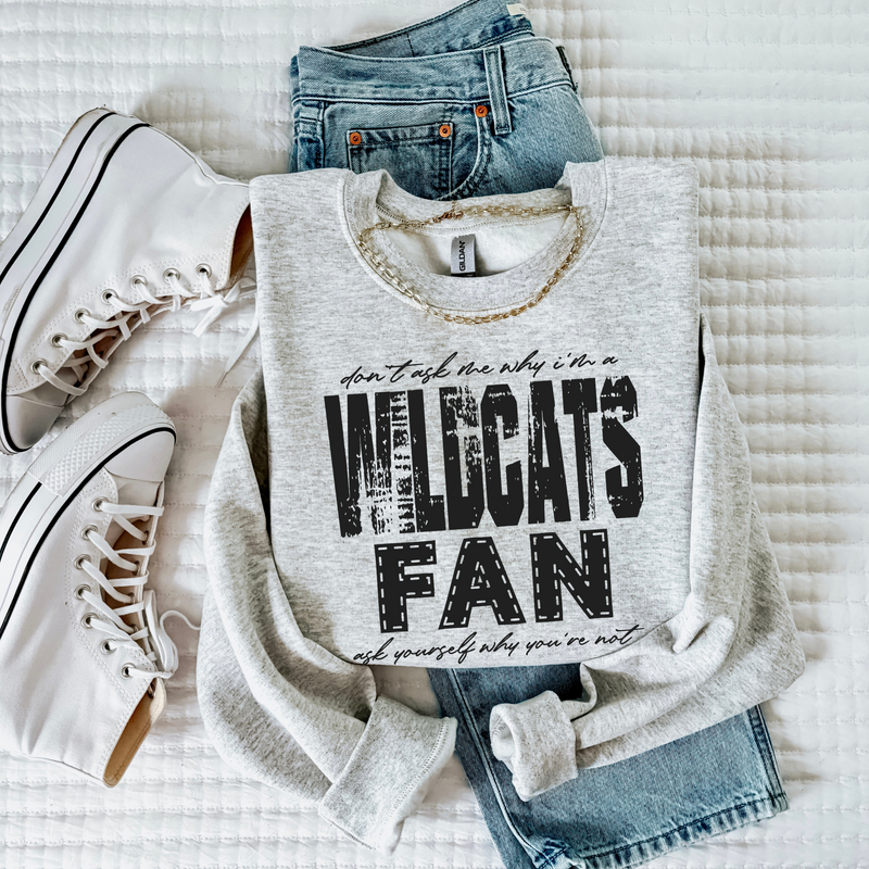 Wildcats | Don’t ask me why i’m a Fan Digital Design in both Off-White & Black, PNG
