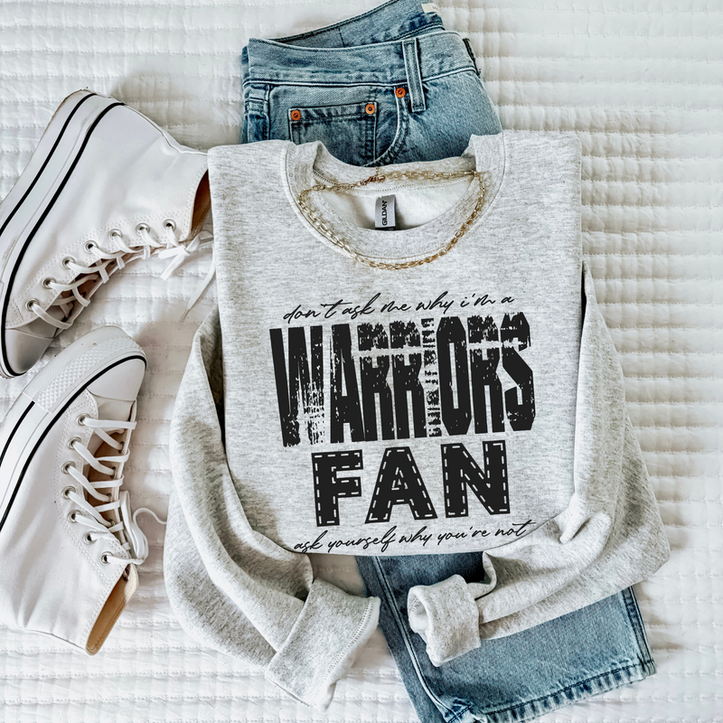 Warriors | Don’t ask me why i’m a Fan Digital Design in both Off-White & Black, PNG