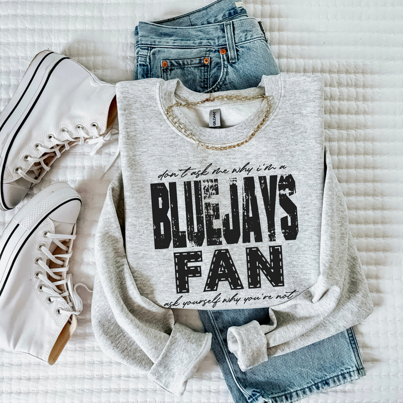 Bluejays | Don’t ask me why i’m a Fan Digital Design in both Off-White & Black, PNG
