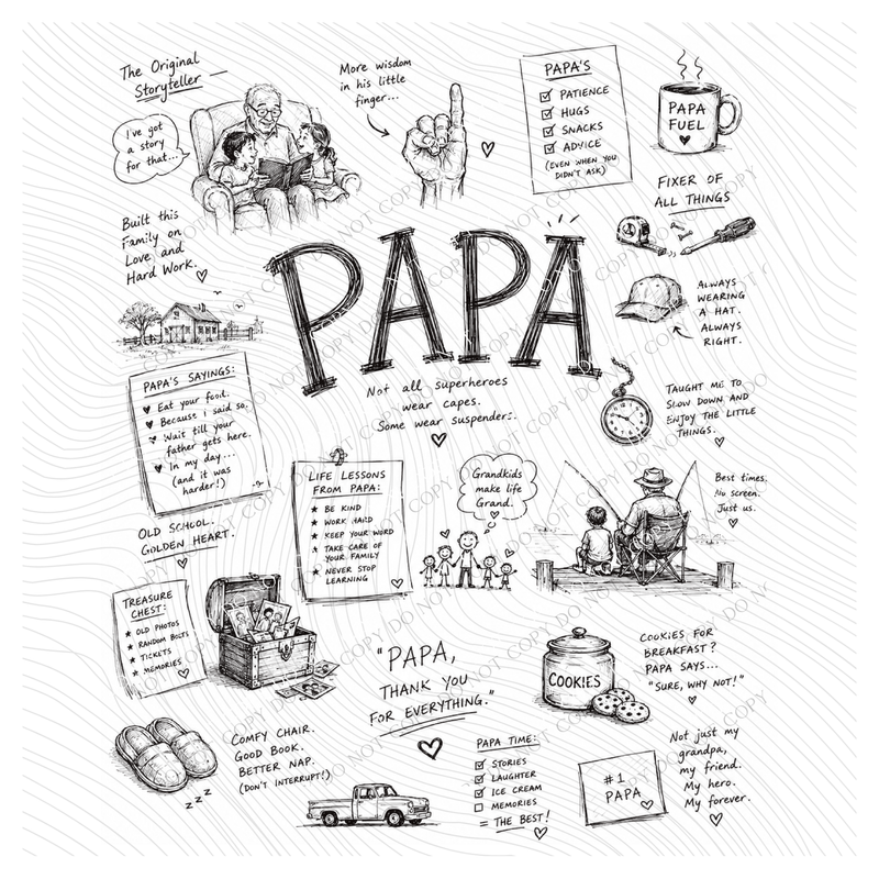 All about Papa Sketch Digital Design, PNG