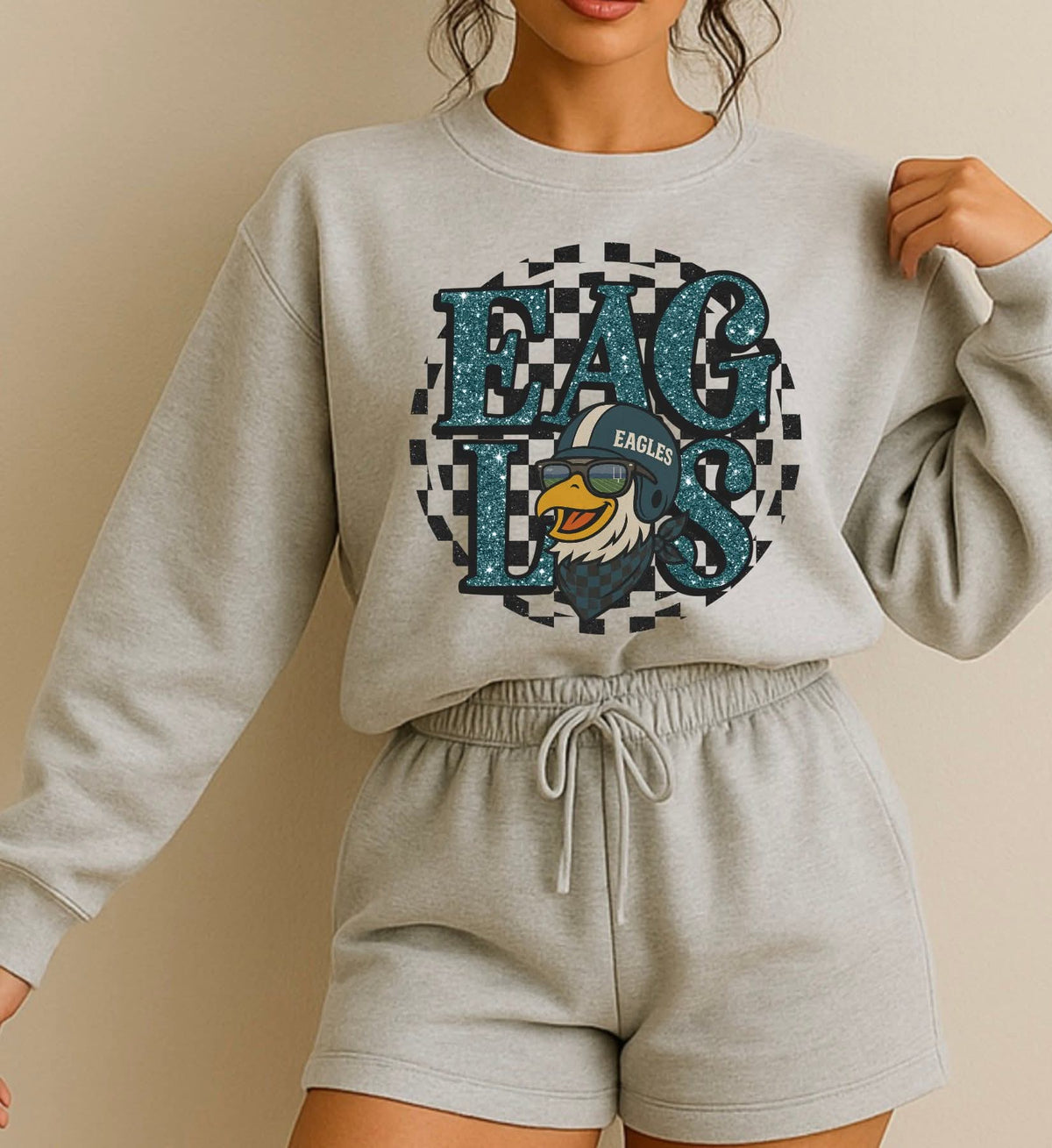 NFL Checkered Mascot Circle Digital Bundle (32)