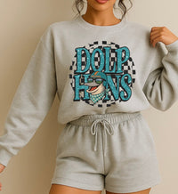 NFL Checkered Mascot Circle Digital Bundle (32)