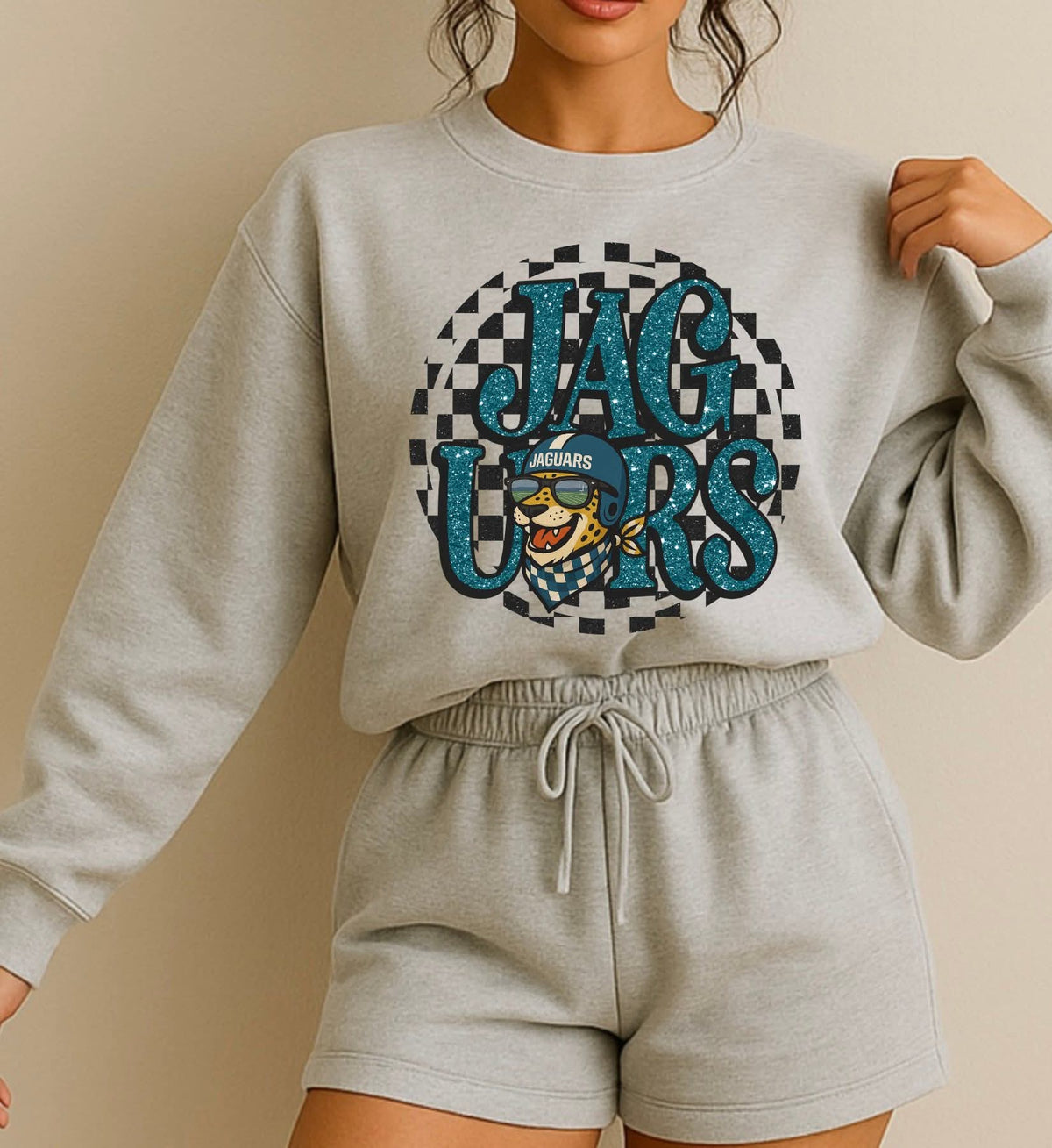 NFL Checkered Mascot Circle Digital Bundle (32)