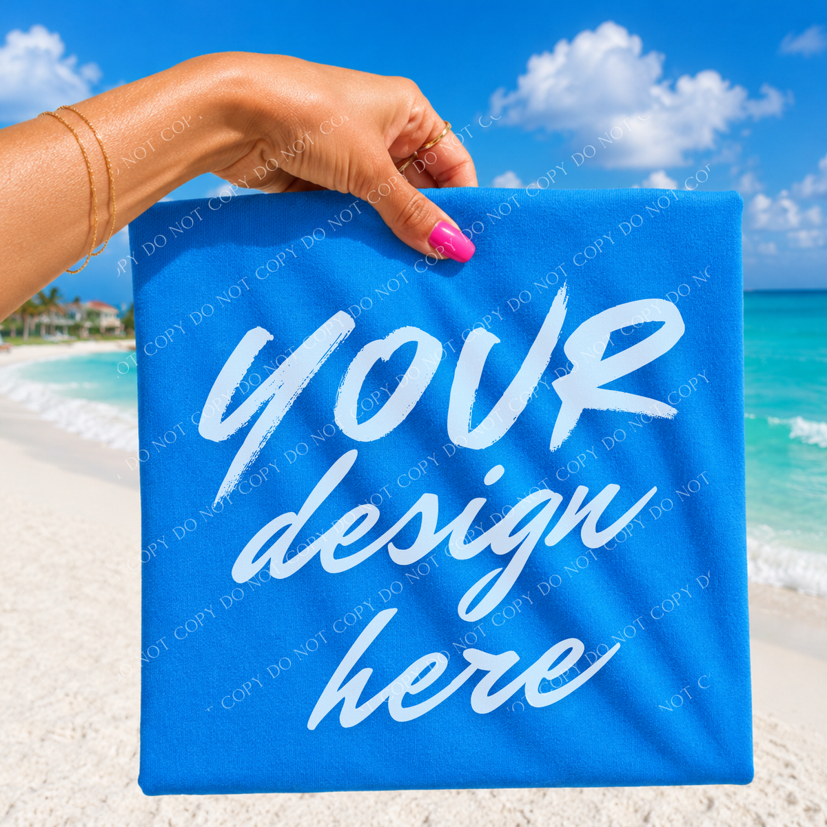 Beach Vibes Blank Mockup, Comfort Royal Caribbean