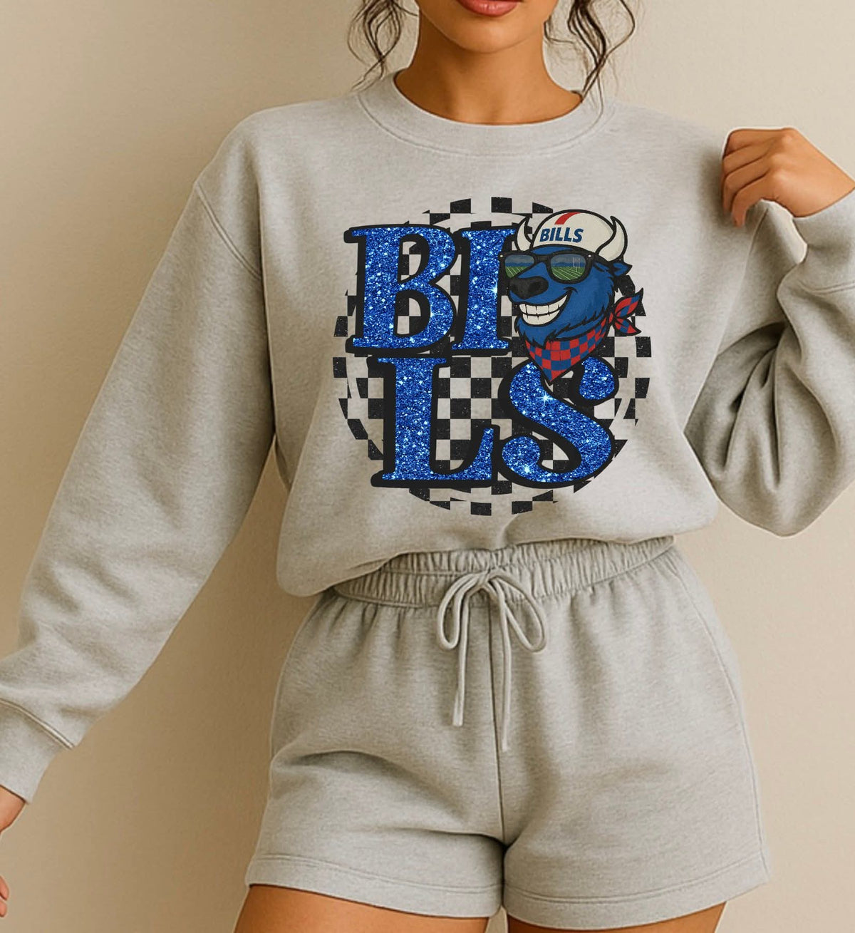 NFL Checkered Mascot Circle Digital Bundle (32)