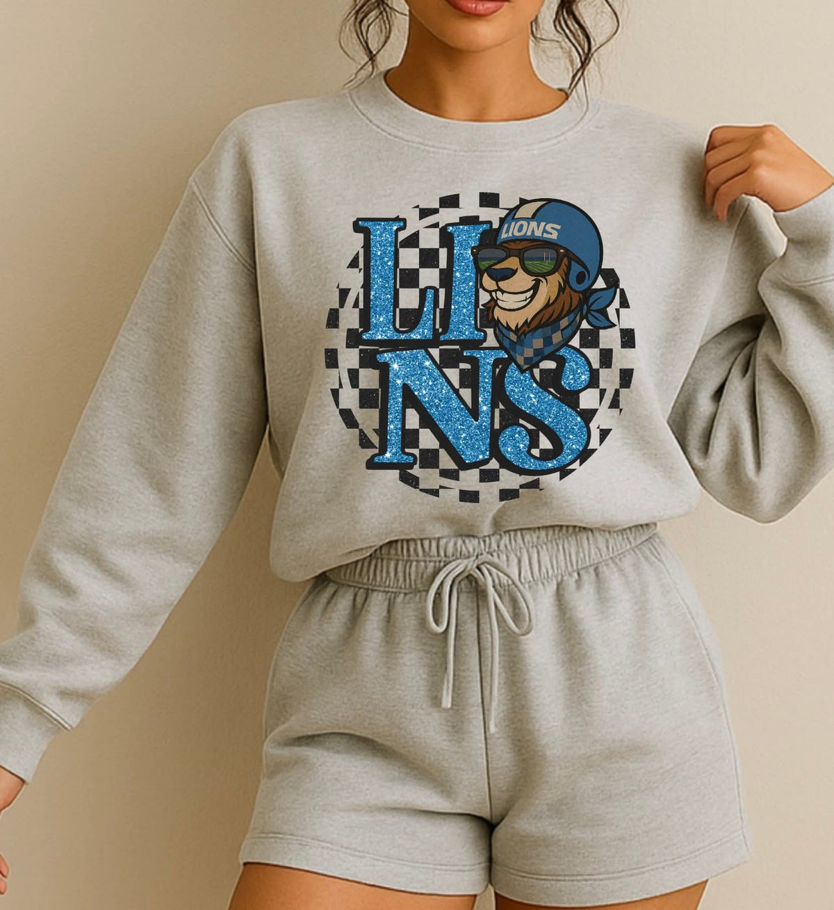 NFL Checkered Mascot Circle Digital Bundle (32)