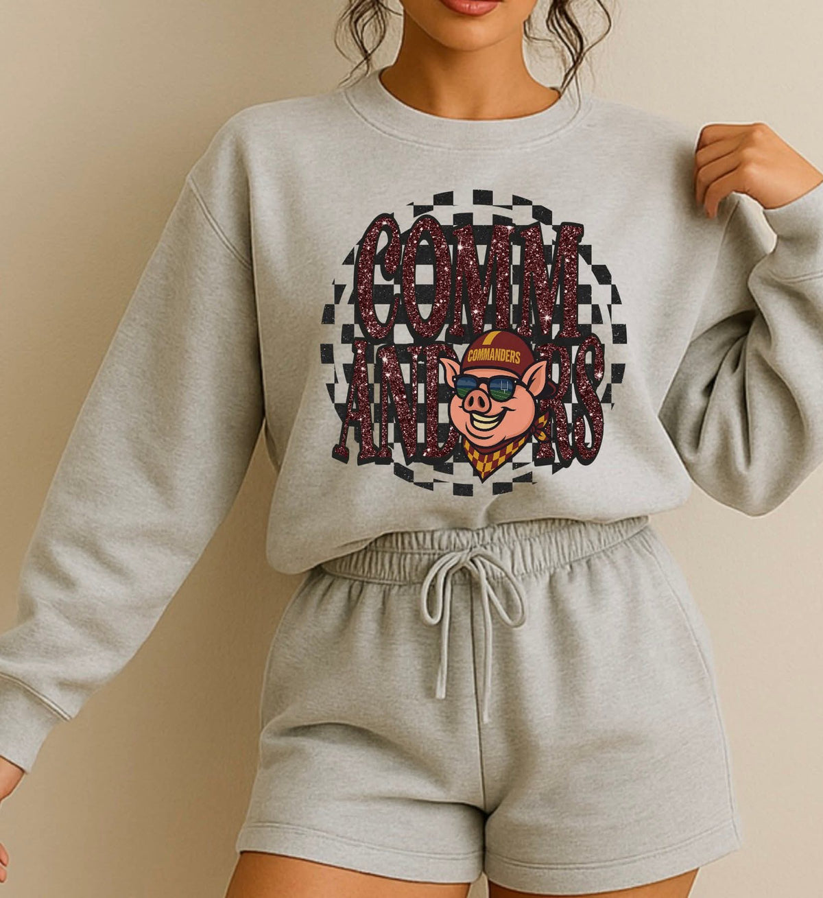 NFL Checkered Mascot Circle Digital Bundle (32)