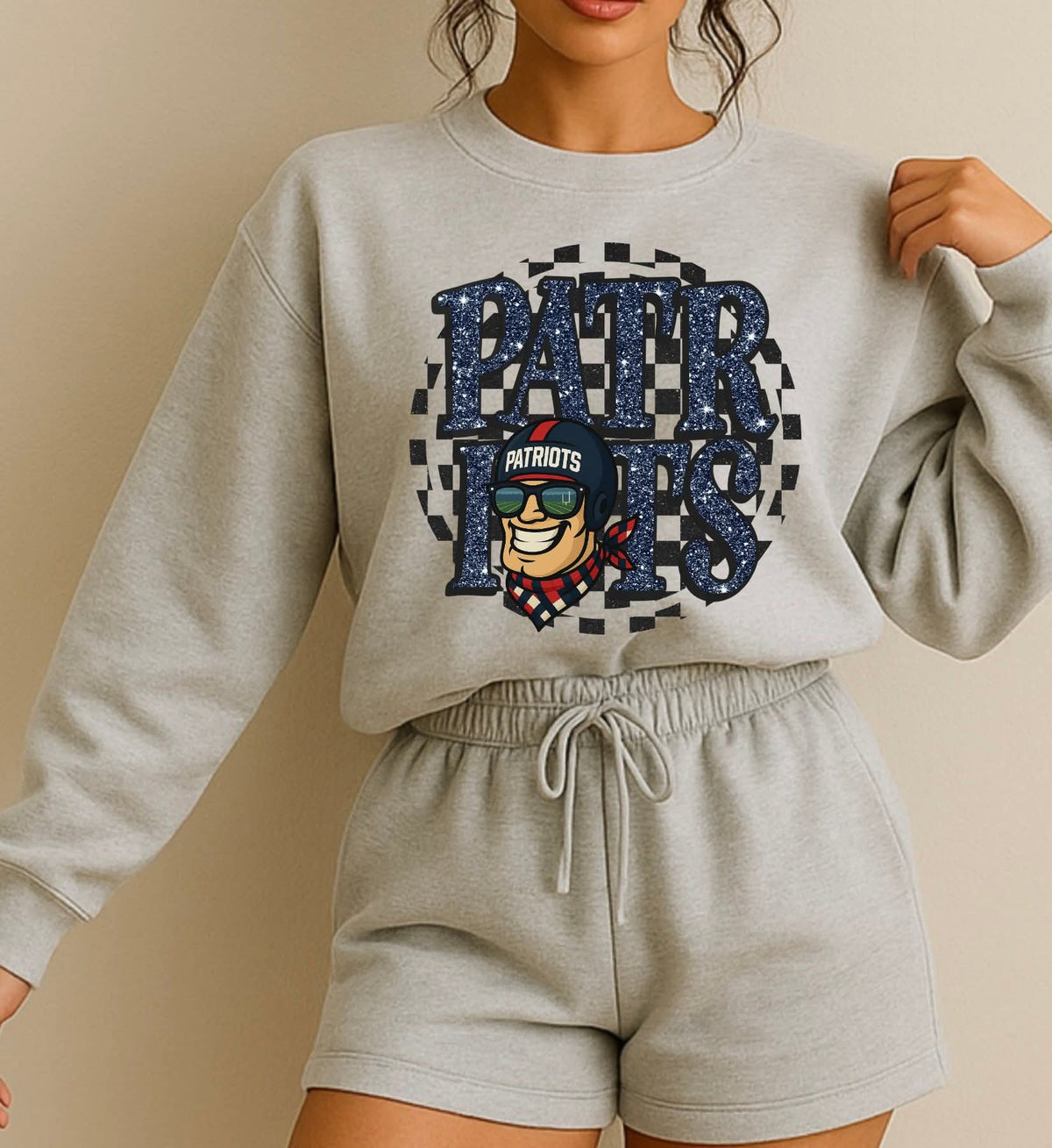 NFL Checkered Mascot Circle Digital Bundle (32)