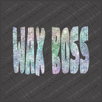 Wax Boss Halographic Bling Digital Design, PNG