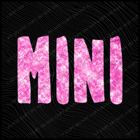 Mini Pink Bling Digital Design, PNG