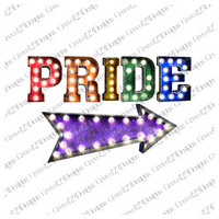 Pride Rainbow Marquee