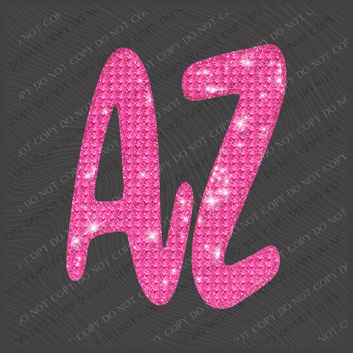 AZ Arizona Diamond Glitter Bling Digital Design, PNG