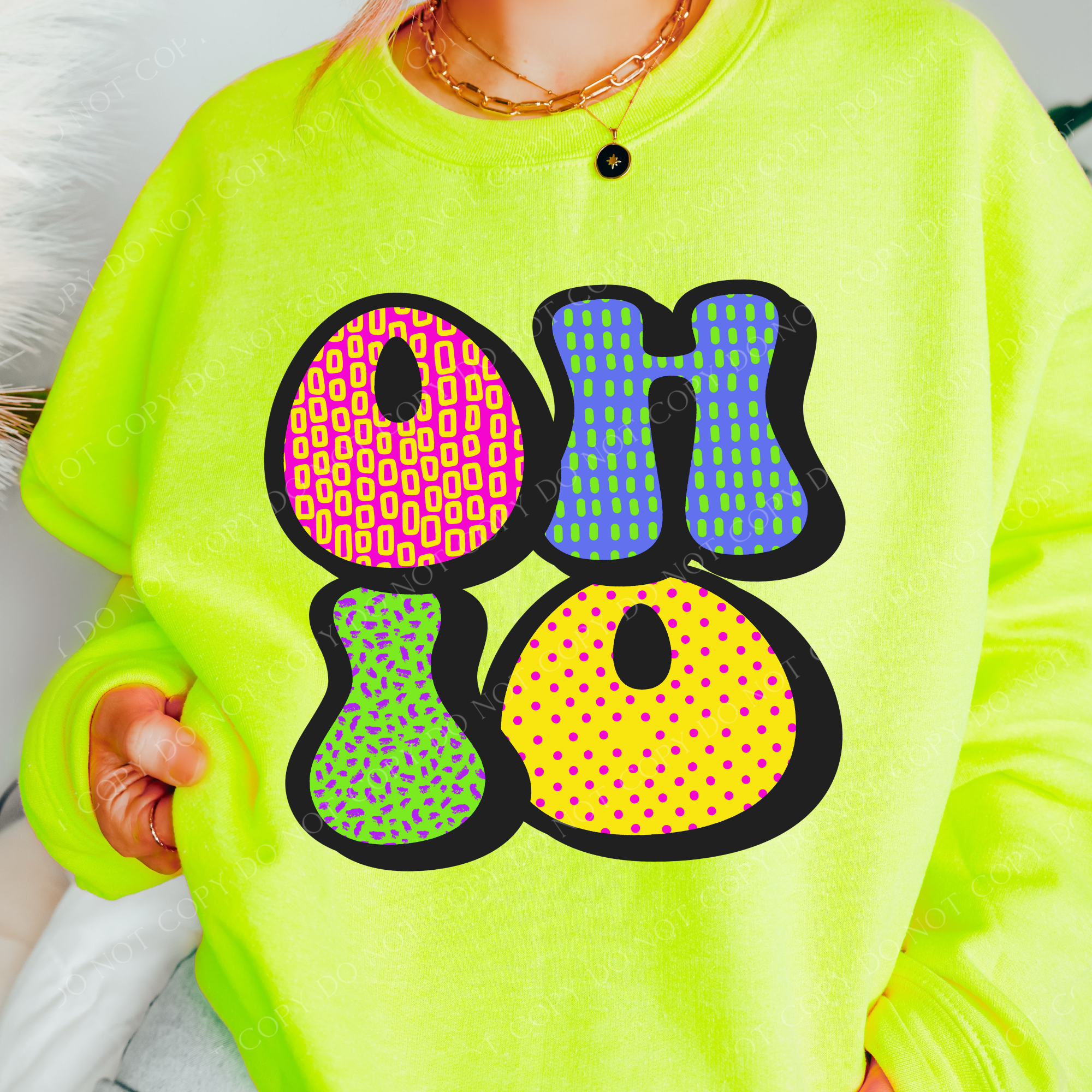 Ohio Retro Patterns Neons/Retro Black Digital Design, PNG – Grove 123 ...