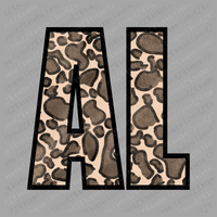 AL Alabama Leopard Design