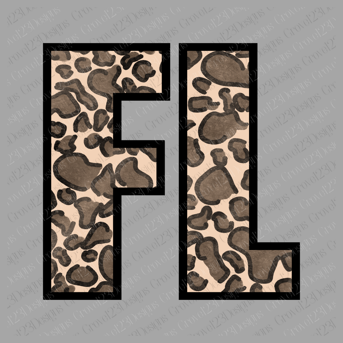 FL Florida Leopard Design