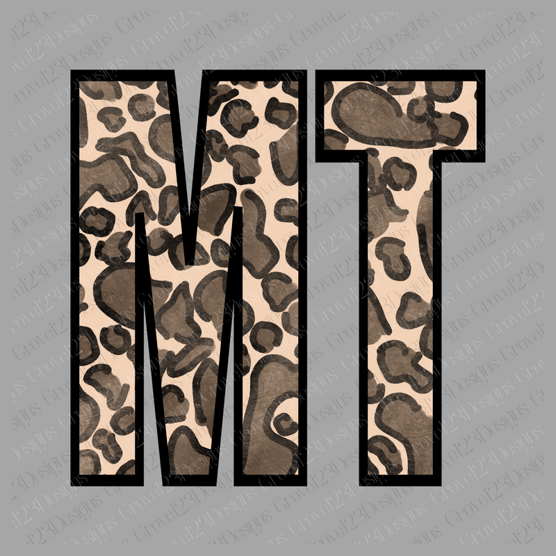 MT Montana Leopard Design