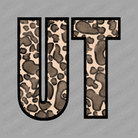 UT Utah Leopard Design