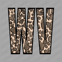 WV West Virginia Leopard Design